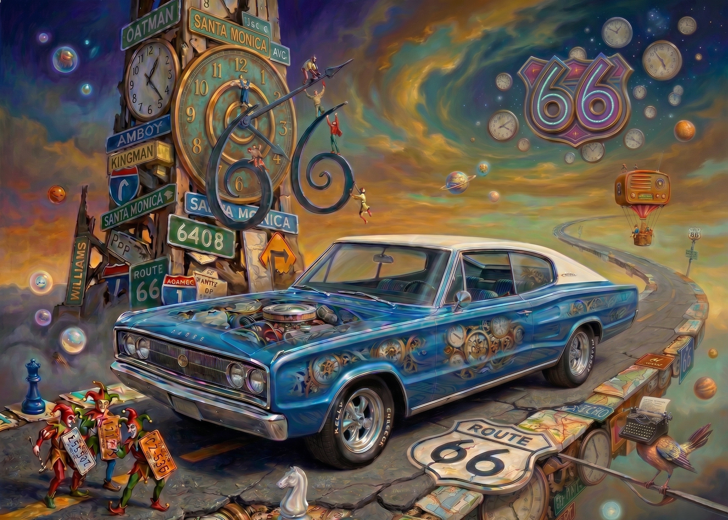 A Fast Journey Through a Slow Clock