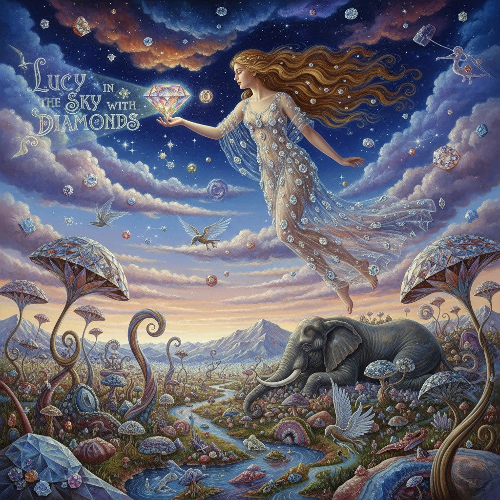 The Diamond-Encrusted Flight of Lucy
