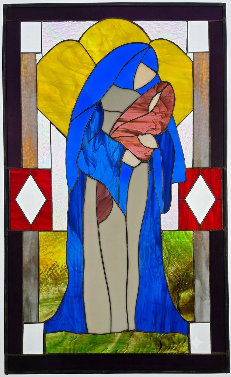 Madonna and Child in Radiant Solitude
