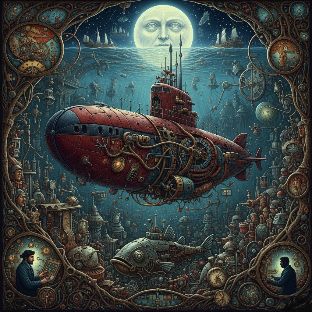 The Submerged Mechanism of The Hunt for Red October